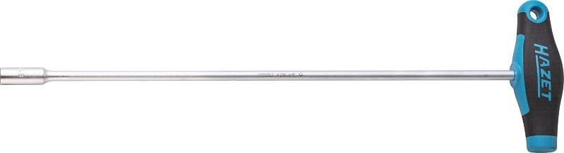 Hazet Steckschlüssel - mit T-Griff - Außen-Sechskant Profil - 8 mm [Hersteller-Nr. 428LG-8]