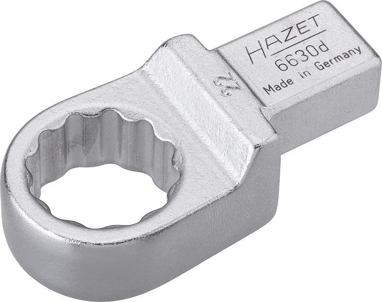 Hazet Einsteck-Ringschlüssel - Vierkant 14x18mm - Sechskant - 22mm [Hersteller-Nr. 6630D-22]