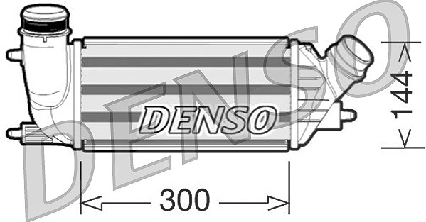 Denso Ladeluftkühler [Hersteller-Nr. DIT07001] für Peugeot, Citroën, Fiat