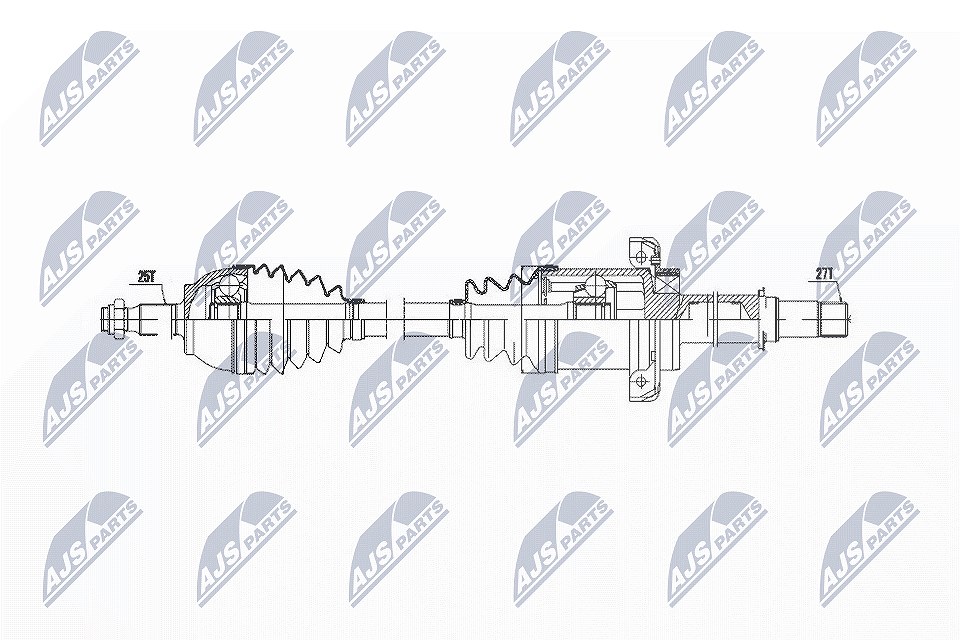 Nty Antriebswelle [Hersteller-Nr. NPW-ME-029] für Mercedes-Benz