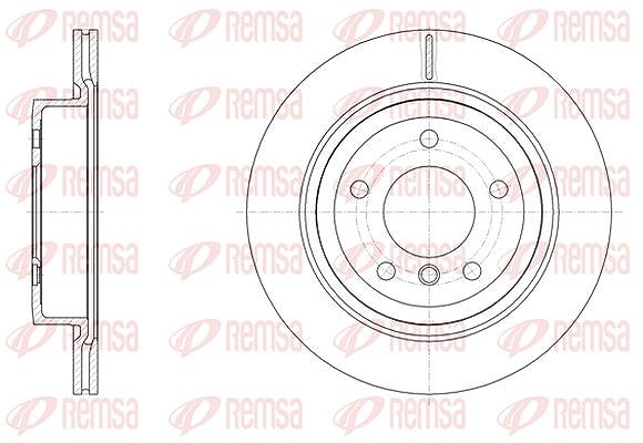 Kawe 1x Bremsscheibe [Hersteller-Nr. 6149710] für BMW