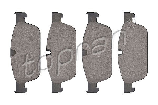 Topran Bremsbelagsatz, Scheibenbremse [Hersteller-Nr. 409498] für Mercedes-Benz