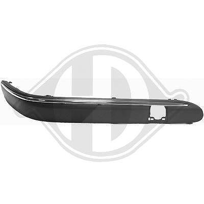 Diederichs Zier-/Schutzleiste, Stoßfänger [Hersteller-Nr. 1671162] für Mercedes-Benz