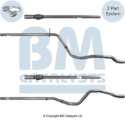 Bm Catalysts Abgasrohr [Hersteller-Nr. BM50379] für Fiat, Lancia