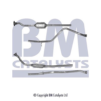 Bm Catalysts Katalysator inkl. Montagesatz [Hersteller-Nr. BM80078H] für Peugeot