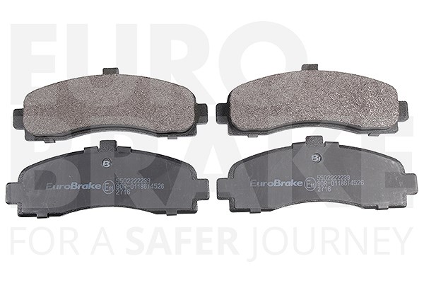 Eurobrake Bremsbeläge Vorderachse [Hersteller-Nr. 5502222239] für Nissan