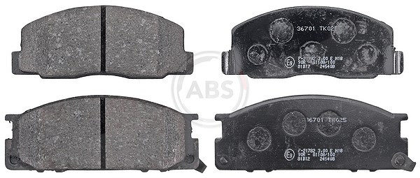 A.b.s. Bremsbelagsatz, Scheibenbremse [Hersteller-Nr. 36701] für Toyota