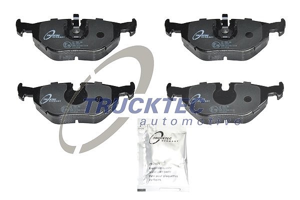 Trucktec Automotive Bremsbelagsatz, Scheibenbremse [Hersteller-Nr. 08.34.106] für BMW