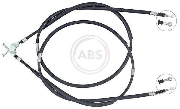 A.b.s. Seilzug, Feststellbremse [Hersteller-Nr. K16501] für Opel