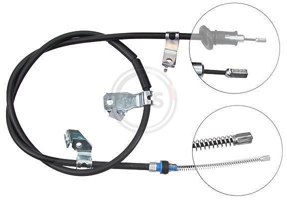 A.b.s. Seilzug, Feststellbremse [Hersteller-Nr. K17287] für Smart, Mitsubishi