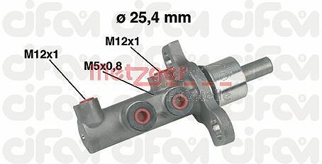 Metzger Autoteile Hauptbremszylinder [Hersteller-Nr. 202-439] für Opel, Saab