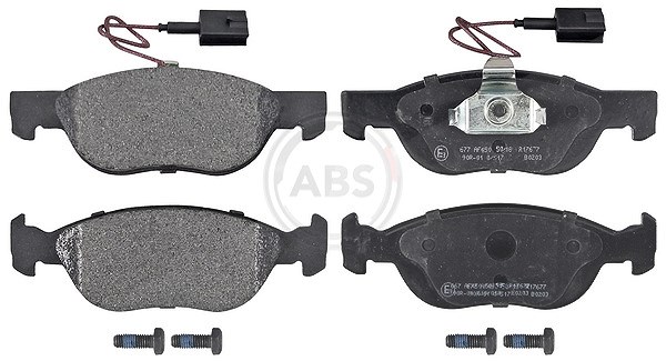 A.b.s. Bremsbelagsatz, Scheibenbremse [Hersteller-Nr. 37013] für Alfa Romeo, Fiat, Lancia