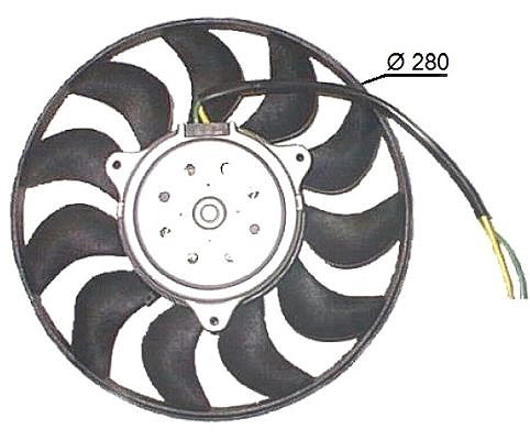 Nrf Lüfter, Motorkühlung [Hersteller-Nr. 47616] für Audi