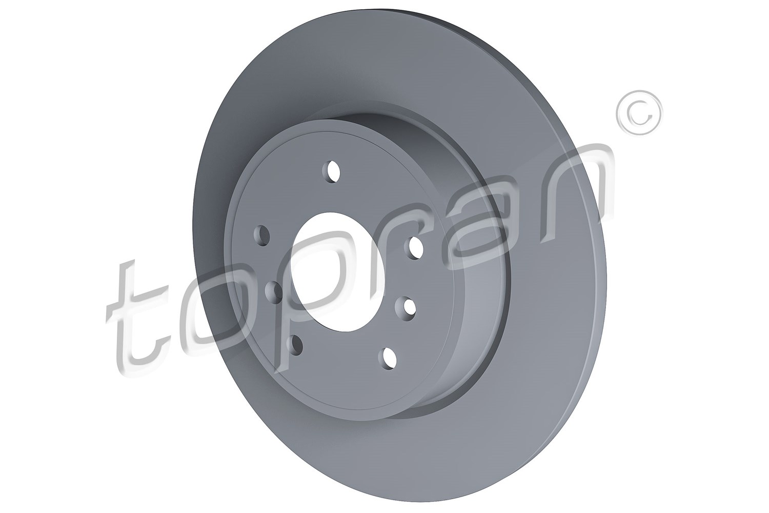 Topran 1x Bremsscheibe [Hersteller-Nr. 631160] für Nissan, Renault