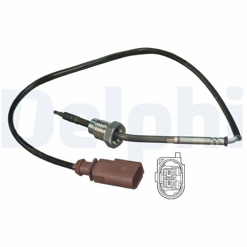 Delphi Sensor, Abgastemperatur [Hersteller-Nr. TS30077] für Skoda, VW, Seat