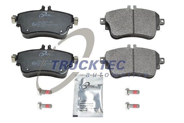 Trucktec Automotive Bremsbelagsatz, Scheibenbremse [Hersteller-Nr. 02.35.431] für Mercedes-Benz