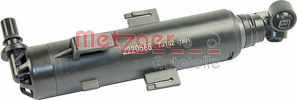 Metzger Autoteile Waschwasserdüse, Scheinwerferreinigung [Hersteller-Nr. 2220586] für Audi