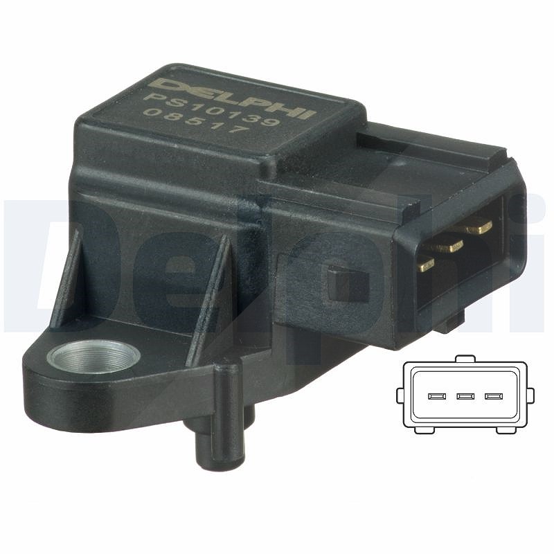 Delphi Sensor, Saugrohrdruck [Hersteller-Nr. PS10139] für Opel, BMW, Land Rover