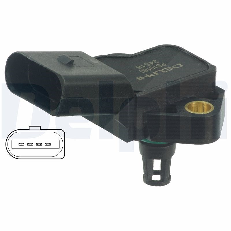 Delphi Sensor, Saugrohrdruck [Hersteller-Nr. PS10160] für VW, Audi