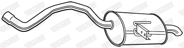 Walker Endschalldämpfer [Hersteller-Nr. 22846] für Renault