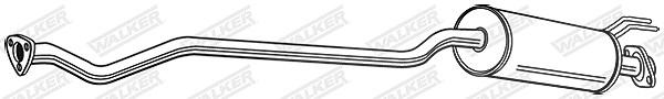 Walker Mittelschalldämpfer [Hersteller-Nr. 22995] für Honda