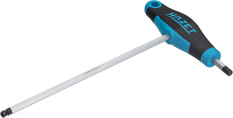 Hazet Schraubendreher - mit T-Griff - Innen-Sechskant Profil - 6 mm [Hersteller-Nr. 829KK-6]