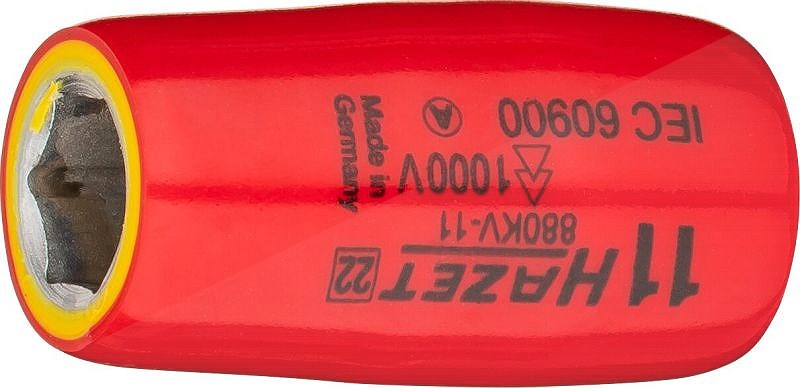 Hazet Steckschlüsseleinsatz - 3/8 - Sechskant-Tractionsprofil - 11mm [Hersteller-Nr. 880KV-11]