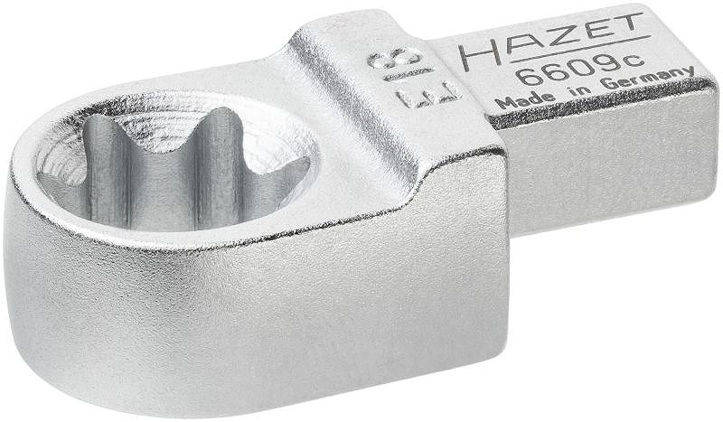 Hazet Einsteck TORX® Ringschlüssel - Einsteck-Vierkant 9x12 mm - E18 [Hersteller-Nr. 6609C-E18]