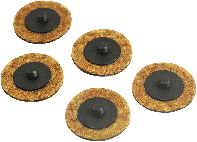 Hazet Schleifvlies - ? 50 mm - Körnung 80 - Anzahl Werkzeuge: 5 [Hersteller-Nr. 9033-11-080/5]