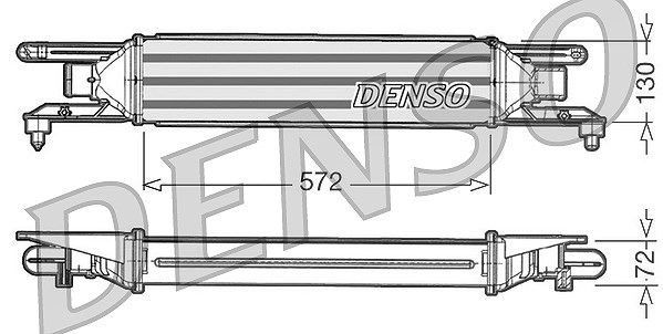 Denso Ladeluftkühler [Hersteller-Nr. DIT09105] für Fiat
