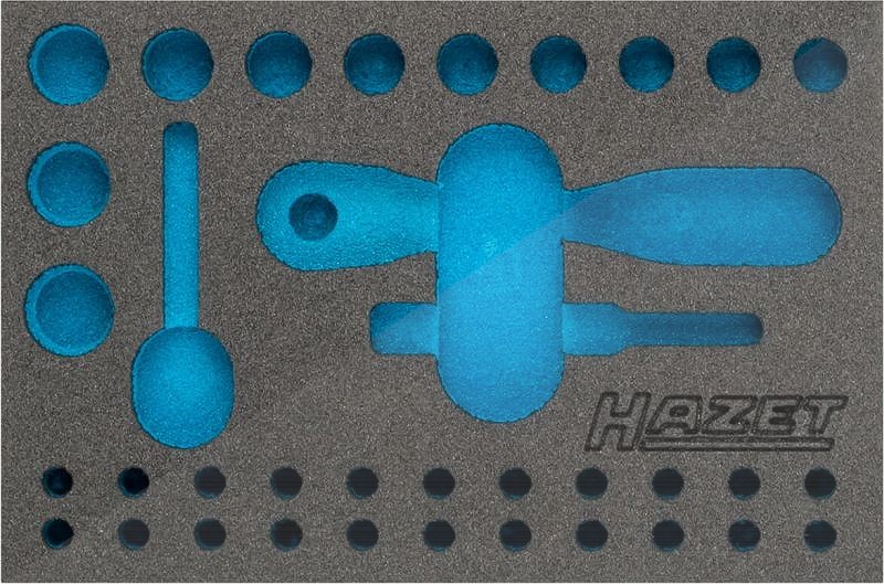 Hazet 2-Komponenten Weichschaum-Einlage - leer - für 2200/36 [Hersteller-Nr. 163-341L]
