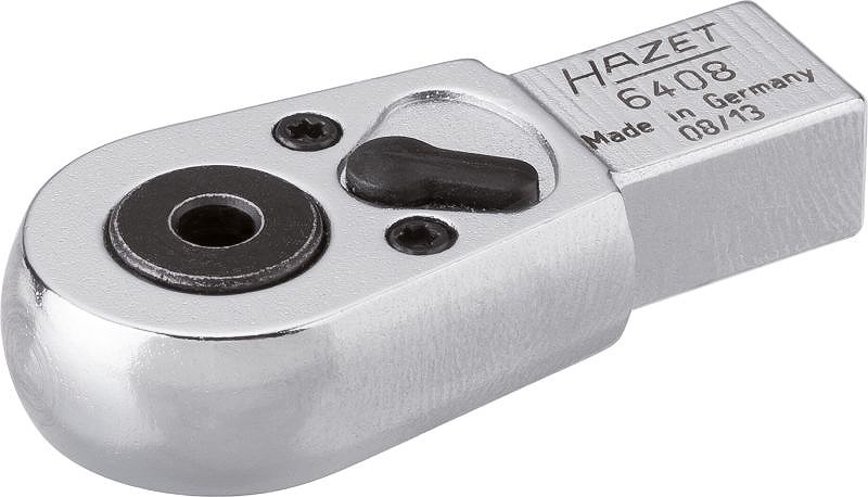 Hazet Bit Einsteck-Umschaltknarre - Vierkant 9x12mm - Sechskant 1/4 [Hersteller-Nr. 6408]