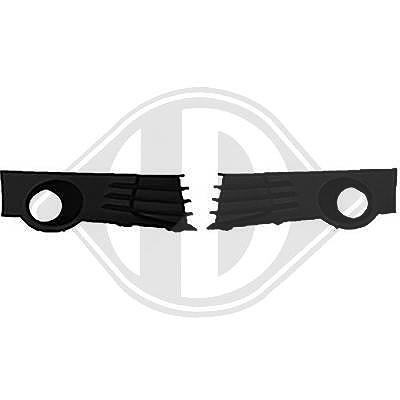 Diederichs Lüftungsgitter, Stoßfänger [Hersteller-Nr. 3498047] für Fiat