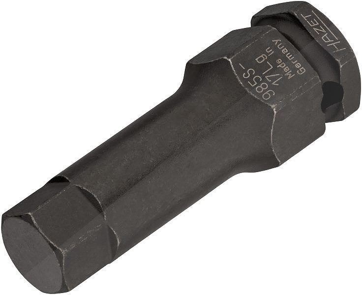 Hazet Kraft-Stecknuss-Einsatz - 1/2 -Sechskant - 17mm [Hersteller-Nr. 985S-17LG]