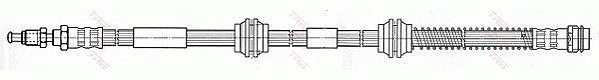 Trw Bremsschlauch [Hersteller-Nr. PHD558] für VW