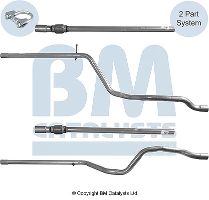 Bm Catalysts Abgasrohr [Hersteller-Nr. BM50513] für Ford