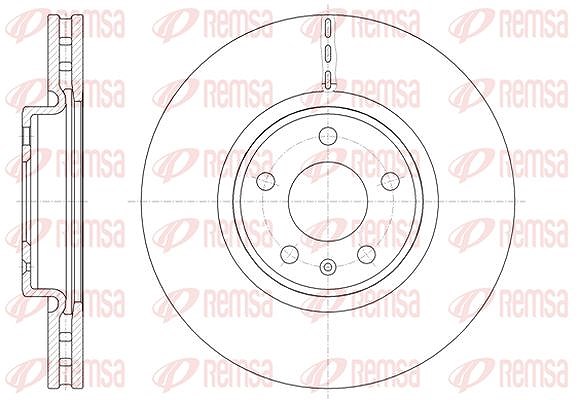 Kawe 1x Bremsscheibe [Hersteller-Nr. 6154310] für Audi