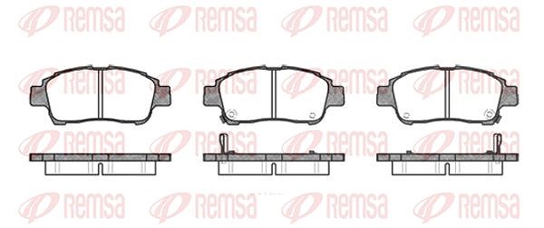 Kawe Bremsbelagsatz, Scheibenbremse [Hersteller-Nr. 071202] für Toyota