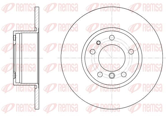 Kawe 1x Bremsscheibe [Hersteller-Nr. 634700] für BMW