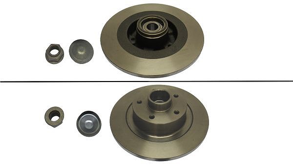 Kawe 1x Bremsscheibe [Hersteller-Nr. 6138620] für Renault