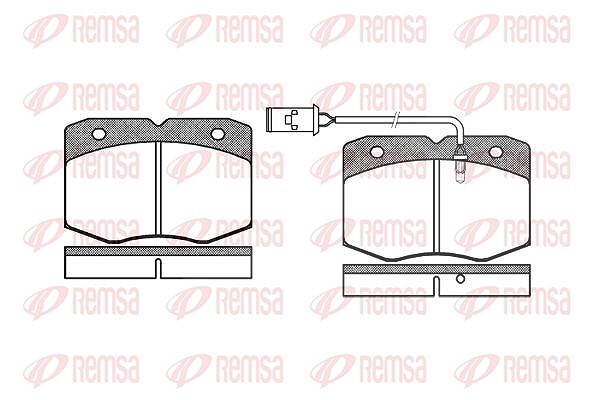 Kawe Bremsbelagsatz, Scheibenbremse [Hersteller-Nr. 043502] für Iveco