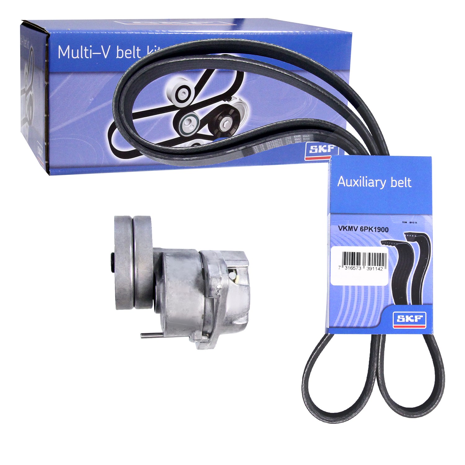 Skf Keilrippenriemensatz [Hersteller-Nr. VKMA35109] für Vauxhall, Opel