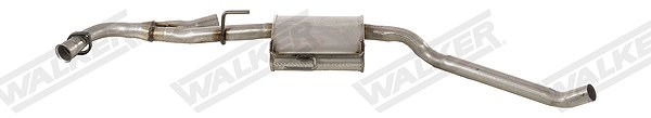 Walker Mittelschalldämpfer [Hersteller-Nr. 22689] für Vauxhall, Opel