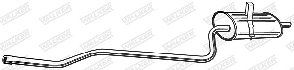 Walker Endschalldämpfer [Hersteller-Nr. 22023] für Toyota