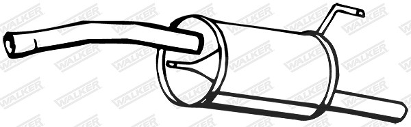 Walker Endschalldämpfer [Hersteller-Nr. 16790] für Toyota