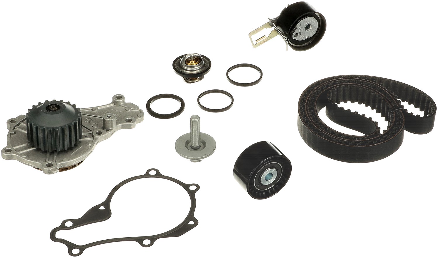 Gates Wasserpumpe + Zahnriemensatz [Hersteller-Nr. KP25587XS] für Ford