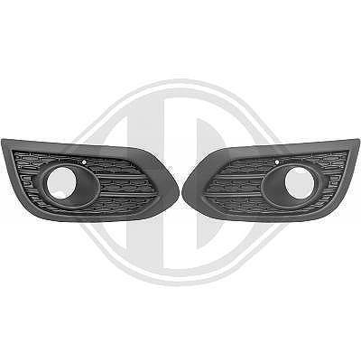 Diederichs Lüftungsgitter, Stoßfänger [Hersteller-Nr. 4446147] für Renault