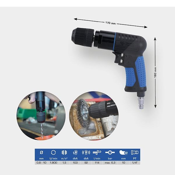 Brilliant Tools Grau Bohrmaschine + Akkuschrauber, Bt160704 - Image 3