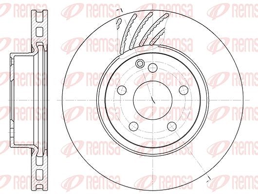 Kawe 1x Bremsscheibe [Hersteller-Nr. 667710] für Mercedes-Benz