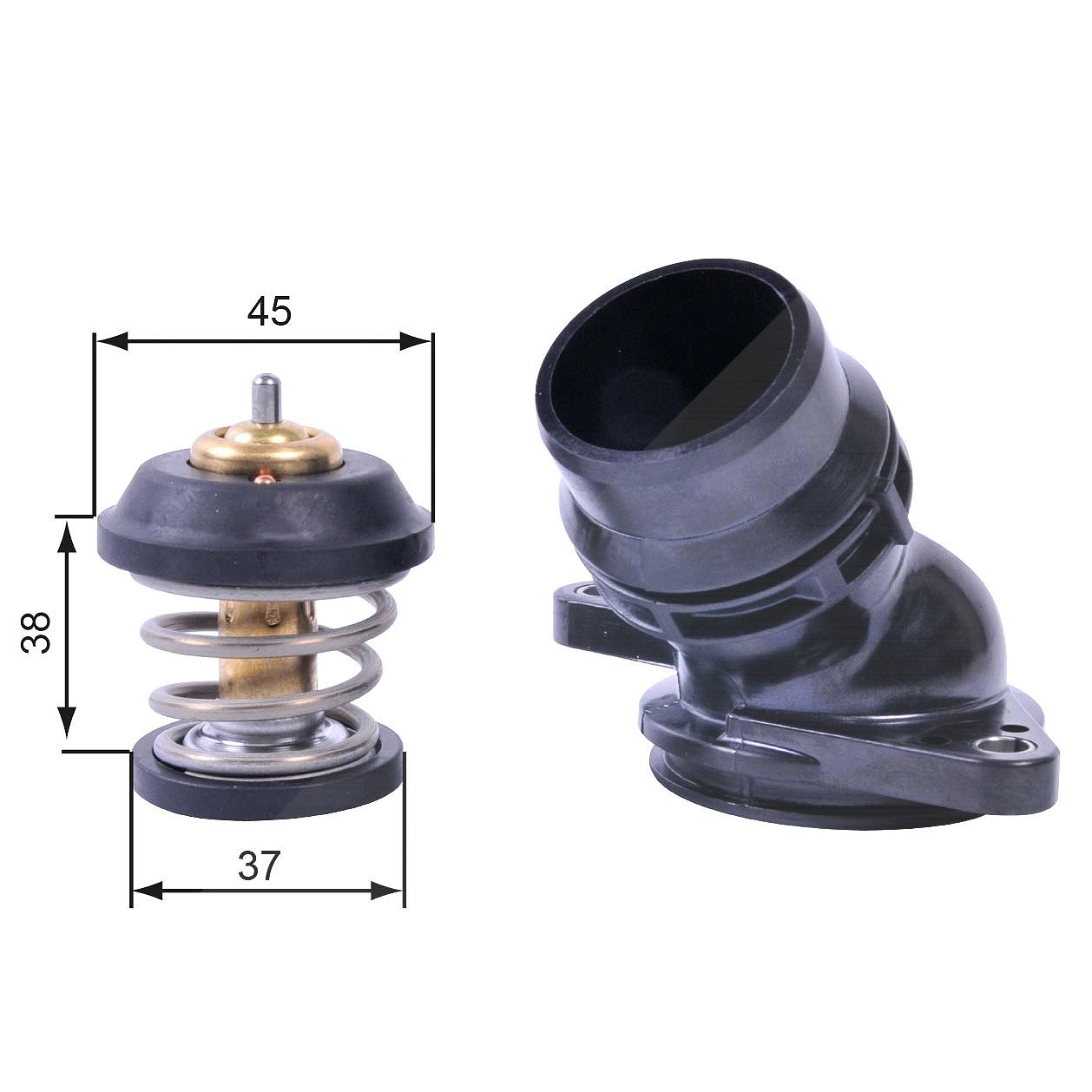 Gates Thermostat, Kühlmittel [Hersteller-Nr. TH42995K1] für Skoda, Audi, Seat, VW